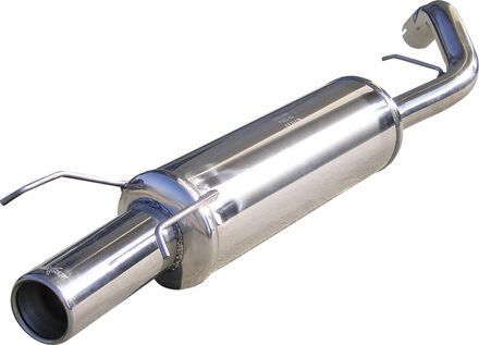 Ford InoxCar uitlaat passend voor Ford Escort 1.8 16v (102-116pk) 80mm IXFOES0280
