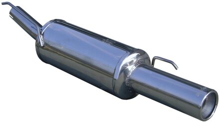 Ford InoxCar uitlaat passend voor Ford Fiesta 1.6 (90pk) 1989-1992 80mm IXFOFI1180