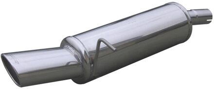 Ford InoxCar uitlaat passend voor Ford Fiesta 1.6 TDCi (90pk) 2002- 120x80mm IXFOFI17120