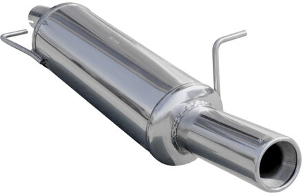 Ford InoxCar uitlaat passend voor Ford Fiesta 1.6 TDCi (90pk) 2002- 80mm IXFOFI1780