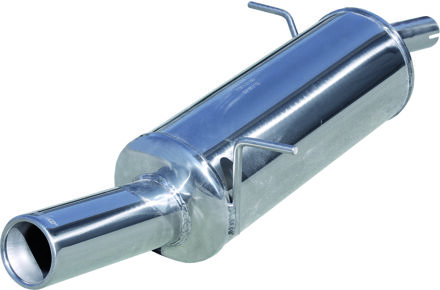 Ford InoxCar uitlaat passend voor Ford Fiësta VI 1.2 16v (60-82pk) 2008- Ø42mm 80mm IXFOFI2180