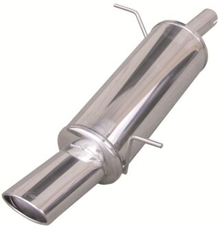 Ford InoxCar uitlaat passend voor Ford Fiesta VII 1.6 (120pk) 9/2008- 120x80mm IXFOFI19120