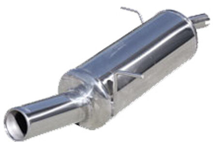 Ford InoxCar uitlaat passend voor Ford Fiesta VII 1.6 (120pk) 9/2008- 80mm IXFOFI1980