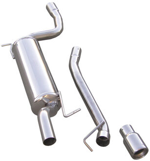 Ford InoxCar uitlaat passend voor Ford Focus 1.6 16v (100pk) 80mm IXFOFO0180