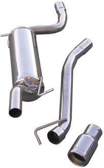 Ford InoxCar uitlaat passend voor Ford Focus 1.8 16v (115pk) 80mm IXFOFO0280