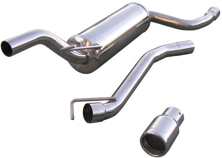 Ford InoxCar uitlaat passend voor Ford Focus 1.8 TDCi (115pk) 80mm IXFOFO0580