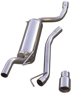 Ford InoxCar uitlaat passend voor Ford Focus 2.0 16v (130pk) 80mm IXFOFO0380