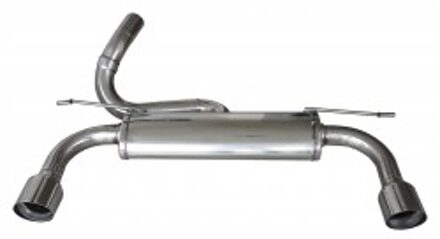 Ford InoxCar uitlaat passend voor Ford Focus II RS 2.5T (305pk) 2009- Links/Rechts 102mm Racin IXFOFO08102R