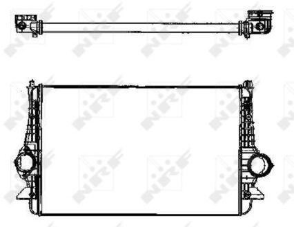 Ford Intercooler, inlaatluchtkoeler 30166