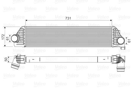 Ford Intercooler, inlaatluchtkoeler 818561