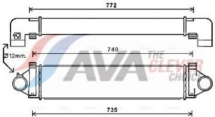 Ford Intercooler, inlaatluchtkoeler AUA4218