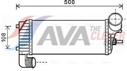 Ford Intercooler, inlaatluchtkoeler FD4574