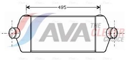 Ford Intercooler, inlaatluchtkoeler FDA4406