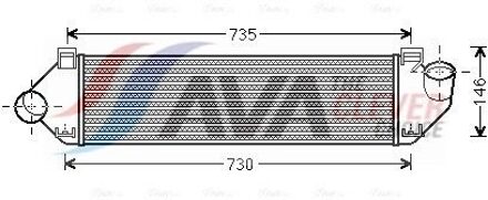 Ford Intercooler, inlaatluchtkoeler