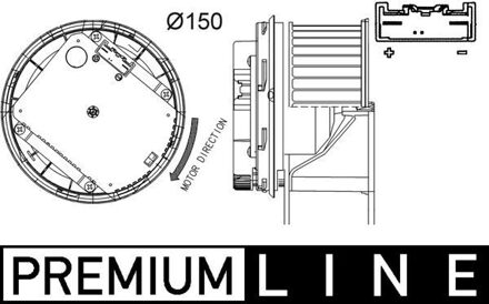 Ford Kachelventilator AB 263 000P Mahle AB263000P