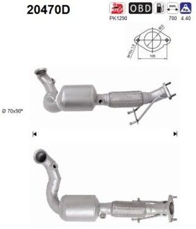 Ford Katalysator 20470D