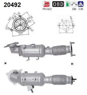 Ford Katalysator 20492