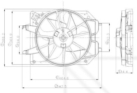 Ford Koelventilator 47021