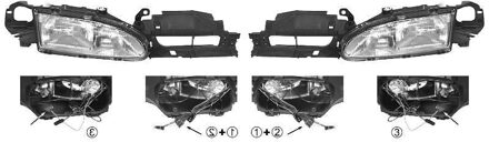 Ford Koplamp Set SET1825944