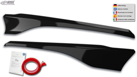 Ford Koplampspoilers passend voor Ford Transit Custom & Tourneo Custom Facelift 2018- RDKFO13B