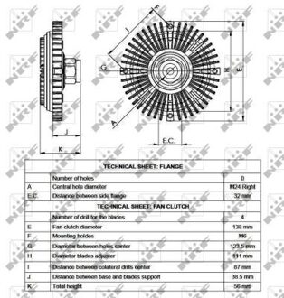 Ford Koppeling, radiateurventilator 49519