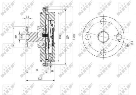 Ford Koppeling, radiateurventilator 49634