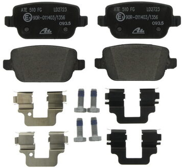 Ford Low dust Keramische remblokken 13047027232