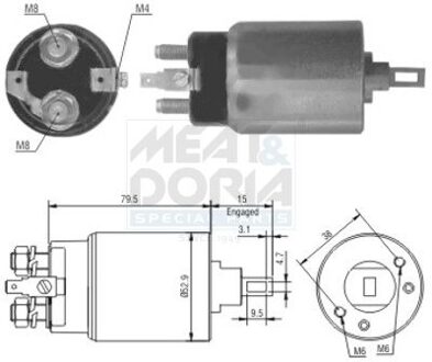 Ford Magneetschakelaar, startmotor 46022