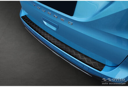 Ford Matzwart Aluminium Bumper beschermer passend voor Ford Tourneo Connect III 2022- 'Riffled Plate' AV240215