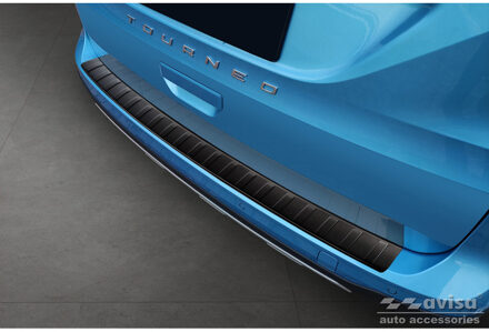 Ford Matzwart RVS Bumper beschermer passend voor Ford Tourneo Connect III 2022- 'Ribs' AV240324