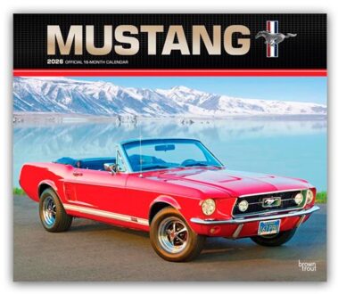 Ford Mustang 2026 Deluxe Flap Foil Calendar - Deluxe-Kalender - Browntrout Publishers