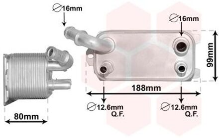 Ford Oliekoeler 59003170