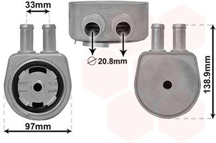 Ford Oliekoeler, motorolie 18013708