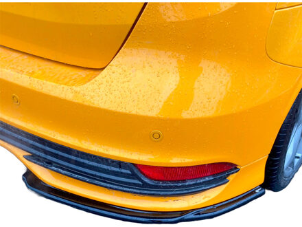 Ford Oneway Achterbumperskirts (Hoeken) passend voor Ford Focus ST MK3 Facelift 2015-2018 Glanzend zwart OWRS11029