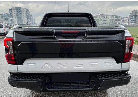 Ford Oneway Achterklepcover passend voor Ford Ranger T9 2022- - Glanzend zwart OWTC07017G