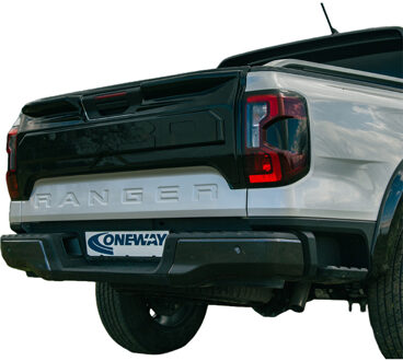 Ford Oneway Achterklepcover passend voor Ford Ranger T9 2022- - Matzwart OWTC07017
