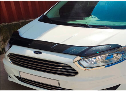 Ford Oneway Motorkapbeschermer (steenslagcover) Ford Transit Courier 2014-2019 - Glanzend zwart OWBP04013