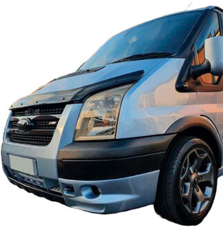 Ford Oneway Motorkapbeschermer (steenslagcover) passend voor Ford Transit MK7 2006-2014 - Glanzend zwart OWBP04044