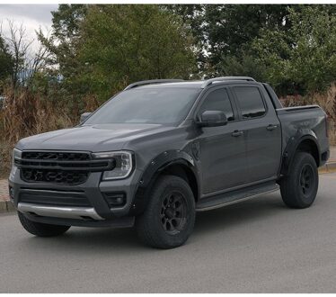 Ford Oneway Set spatbordverbreders (Fender Flares) passend voor Ford Ranger T9 2022- (Jumbo) - Matzwart OWFF02028