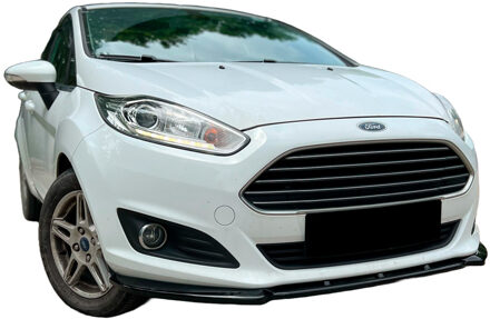 Ford Oneway Voorspoilerlip passend voor Ford Fiesta MK7 Facelift 2012-2017 - Glanzend zwart OWFS01121