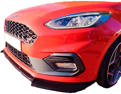 Ford Oneway Voorspoilerlip passend voor Ford Fiesta MK8 ST/ST-Line 2017-2021 - Glanzend zwart OWFS01047