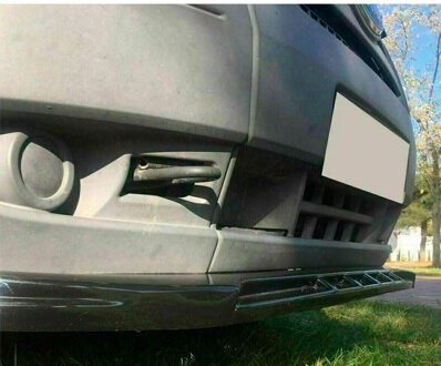 Ford Oneway Voorspoilerlip passend voor Ford Transit MK7 2006-2014 - Glanzend zwart OWFS01015