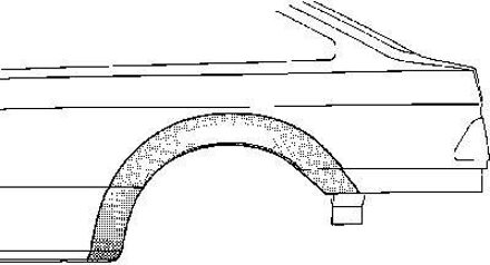 Ford Plaatwerkdeel Sierra 3/83-.wielsch.rechts A
