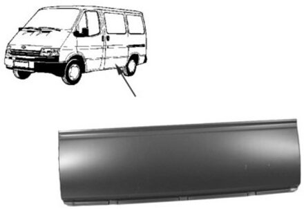 Ford PLAATWERKDEEL ZijpaneelLINKS, H:30cm