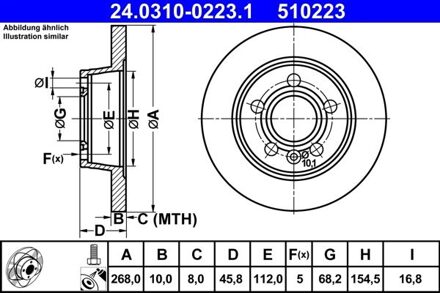 Ford Powerdisc Remschijf 24031002231