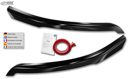 Ford RDX Racedesign Koplampspoilers passend voor Ford Transit (Faros de xenón y halógenos negros) 2 RDKFO17B
