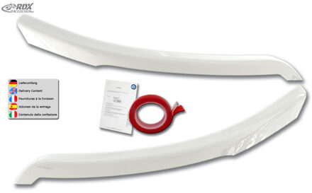 Ford RDX Racedesign Koplampspoilers passend voor Ford Transit (Xenon- en zwarte halogeen koplampen) 2014- RDKFO17W