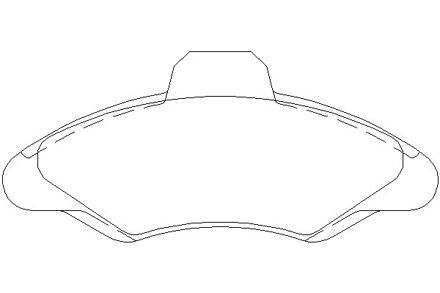 Ford Remblokken set 2117105