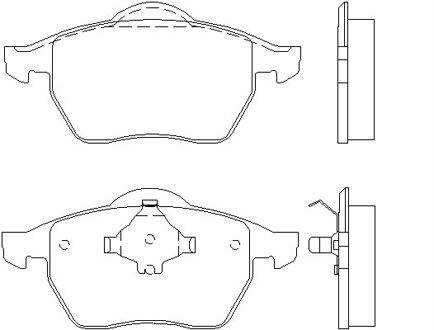 Ford Remblokken set 2184802