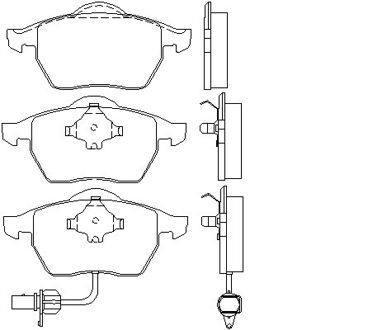 Ford Remblokken set 2184903